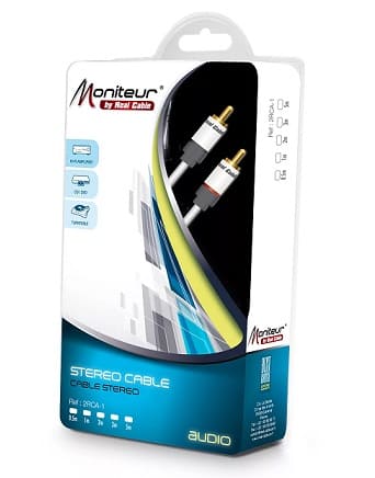 Real Cable 2RCA-1/2m